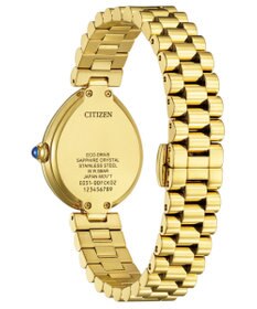 CITIZEN 【電池交換不要】ドロップ形状のジュエリーライクウオッチ EM1202-50P イエローゴールド