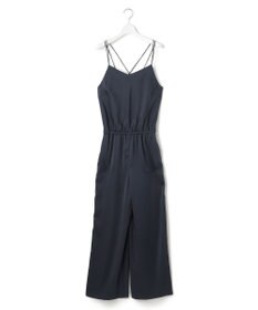 ICB 【WEB＆一部店舗限定】 StretchVintageSatin オールインワン ネイビー系