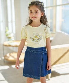 組曲 KIDS 【150-160cm】デニム ショートパンツ