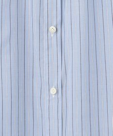 J.PRESS LADIES 【洗える】ウォッシャブルストライプ シャツカラー ブラウス