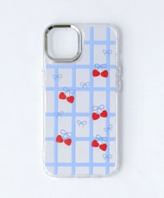 WEGO ミラーチェリーチェックiphoneケース