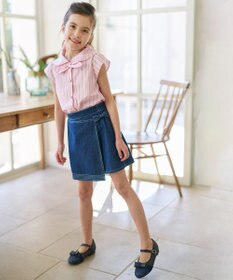 組曲 KIDS 【150-160cm】デニム ショートパンツ