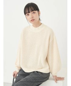 earth music&ecology マットベロアモールプルオーバー