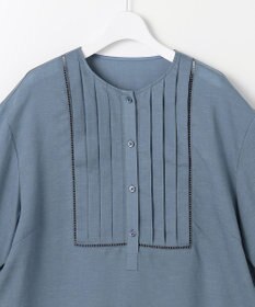 自由区 ナチュラルリネン ブラウス