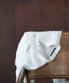 YECCA VECCA 3wayフレンチリネンシャツ