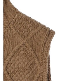 Green Parks ケーブルニットベスト