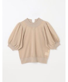 GRACE CONTINENTAL ラメシアーパフニットトップ