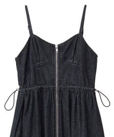 Green Parks ・ＳＵＧＡＲ　ＳＰＯＯＮ　デニムコルセットキャミワンピ