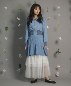 Green Parks ｄａｚｚｌｉｎ　襟付きデニムショートｚｉｐブルゾ