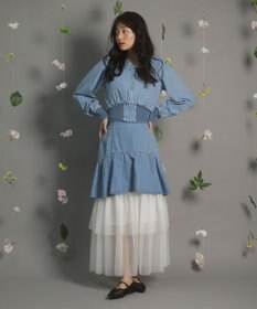 Green Parks ｄａｚｚｌｉｎ　襟付きデニムショートｚｉｐブルゾ