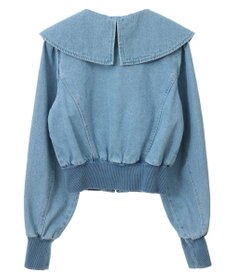 Green Parks ｄａｚｚｌｉｎ　襟付きデニムショートｚｉｐブルゾ