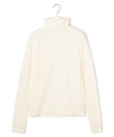 ICB 【先行予約・WEB限定】 コットンレーシージャガード ハイネックカットソー