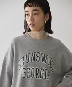 AMERICAN HOLIC ドットチュールハイネックプルオーバー