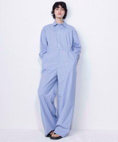 NAVE 【ReNAVE・セットアップ可/洗える/接触冷感/UVケア】コットンポリブロード オールインワン