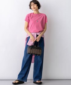 23区 L 【新色追加/見上愛さん着用】レーヨンポリエステルストレッチ プルオーバー ニット