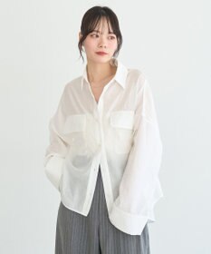 earth music&ecology Ｗポケットシャツ