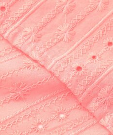 組曲 S エンブロイダリーレースハイネック ブラウス