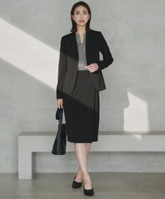 ICB 【防シワ・速乾・洗える】Fied ノーカラージャケット