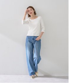 YECCA VECCA ORGABITS切替ストレートデニム