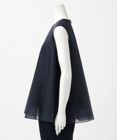 23区 【R(アール)】ライトダブルクロス オーガンジー コンビブラウス