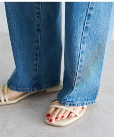 YECCA VECCA ORGABITS切替ストレートデニム