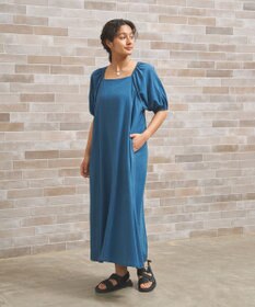 J.PRESS YORK STREET 【WOMEN】コットンワッシャーリラックス ワンピース
