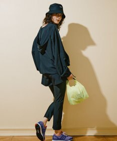 San-ai Resort（三愛水着楽園） 【WEB限定】ポケット付きハーフジップラッシュパーカー＋リブタンキニ水着+レギンス5点セット【Beach Queen（ビーチクイーン）】