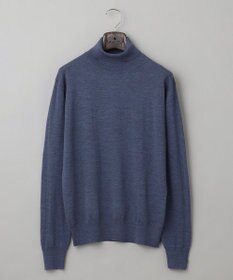 GOTAIRIKU 【家庭洗濯可能】イタリア糸 ハイゲージ タートルニット