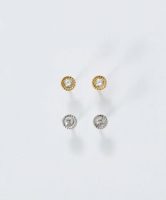 Phoebe 【金属アレルギー対応】プチシャイニングピアス　シルバー/サージカルステンレス