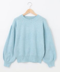 SHARE PARK LADIES ソフトタッチパフスリーブニット