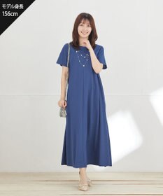 Tiaclasse 【おのののかさん着用】冷凛(ひやりん)カノコAラインフレアワンピース