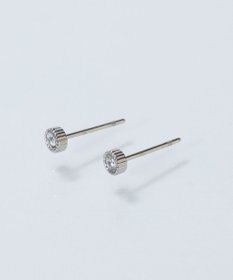 Phoebe 【金属アレルギー対応】プチシャイニングピアス　シルバー/サージカルステンレス
