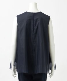 23区 【R(アール)】ライトダブルクロス オーガンジー コンビブラウス