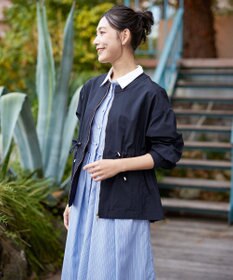 Tiaclasse 【新色追加・洗える】メモリーノーカラードロストブルゾン