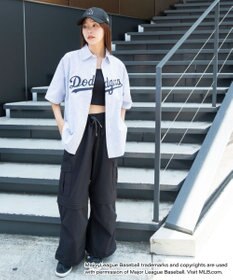 WEGO 【ユニセックス着用ITEM】別注MLBストライプグラフィックシャツ（SS）