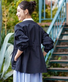 Tiaclasse 【新色追加・洗える】メモリーノーカラードロストブルゾン