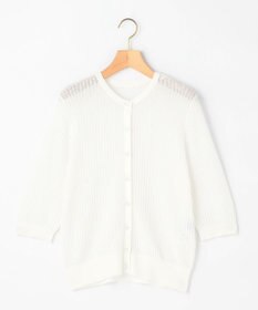 組曲 L 【先行予約・前後着用可】レーシーニット カーディガン