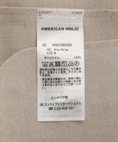 AMERICAN HOLIC 【先行予約】【イージーケア】リネンライク半袖ジャケット