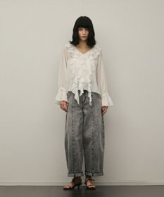 GRACE CONTINENTAL フリルブラウス