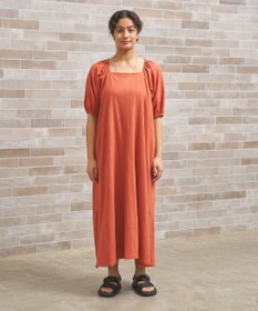 J.PRESS YORK STREET 【WOMEN】コットンワッシャーリラックス ワンピース