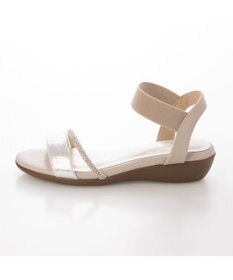 ing <Pitti>【WEB限定】ラインストーンウエッジサンダル