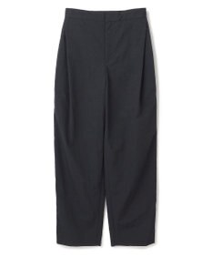 BEIGE， 【洗える】CROCUS / カービーシルエットタックパンツ