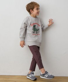 ANY KIDS 恐竜プリント 裏毛トレーナー