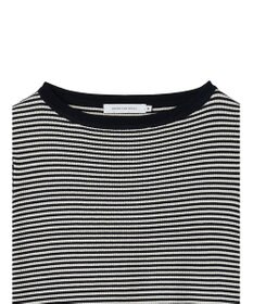 AMERICAN HOLIC ボートネックリブニットプルオーバー