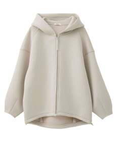 earth music&ecology 【軽量】ダンボールニットフーディーブルゾン