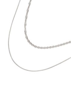 AMERICAN HOLIC 【ステンレス】モールライクチェーン２連ネックレス