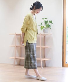 ANY 【ウエストゴム/ストレッチ】チェックタイトスカート