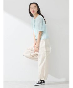 earth music&ecology コンパクトレースカーディガン