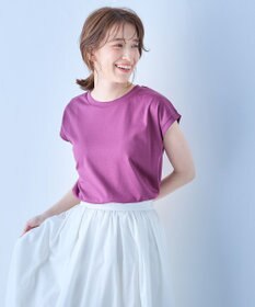 ANY 【汗ジミ防止加工】シルケットスムースノースリーブプルオーバー