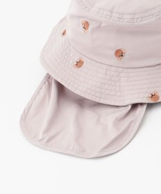 ANY KIDS 日よけ付き 刺繍 バケット ハット